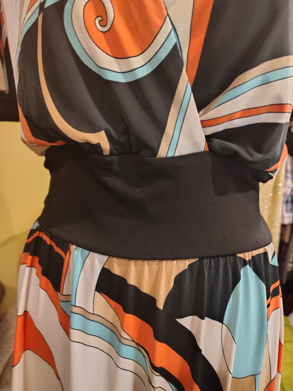 Rabbit Rabbit Rabbit Multicolor Swirl Midi Skirt Dress - Picture 6 of 16